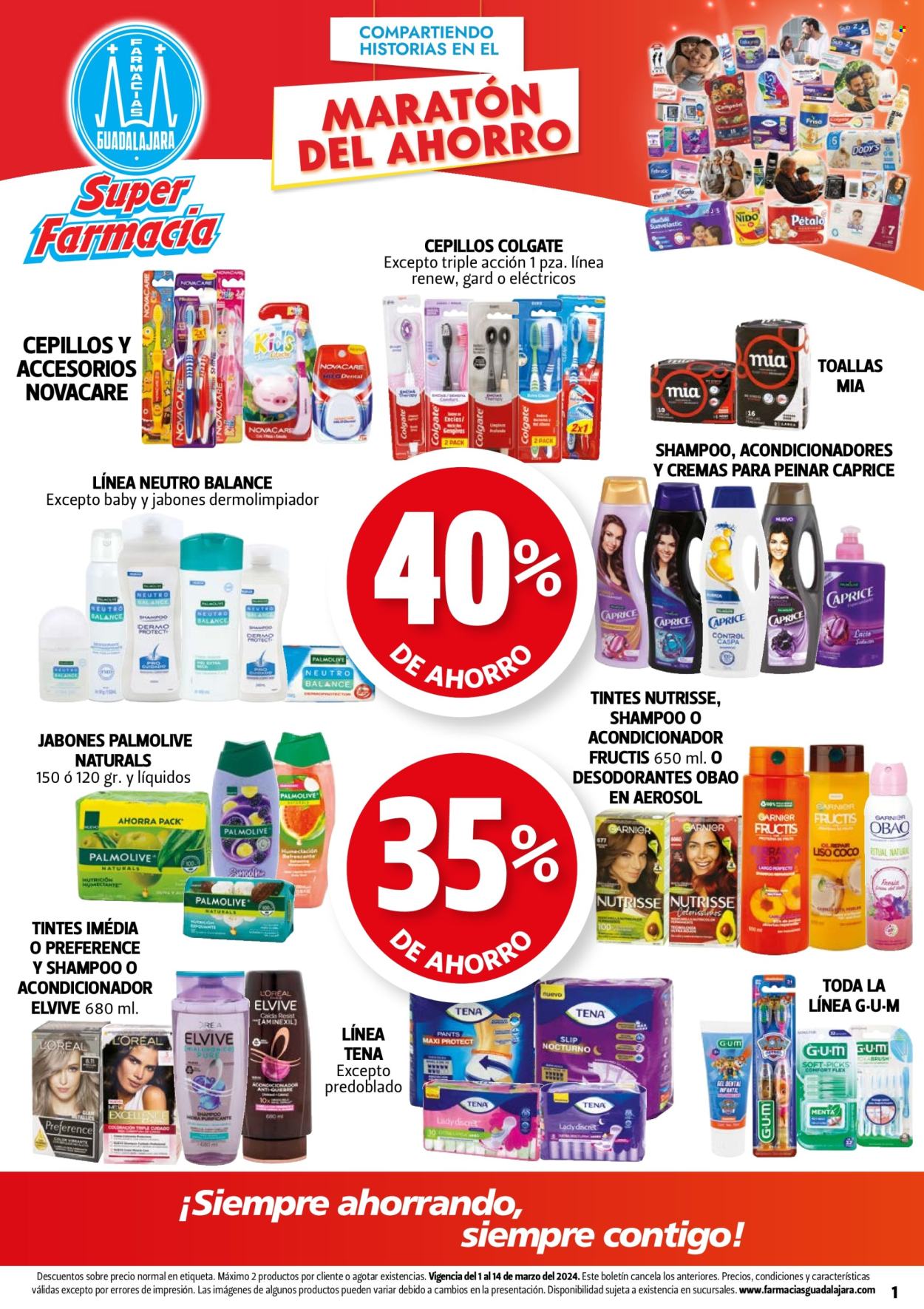 Catálogo Farmacias Guadalajara - 1.3.2024 - 14.3.2024. Página 1