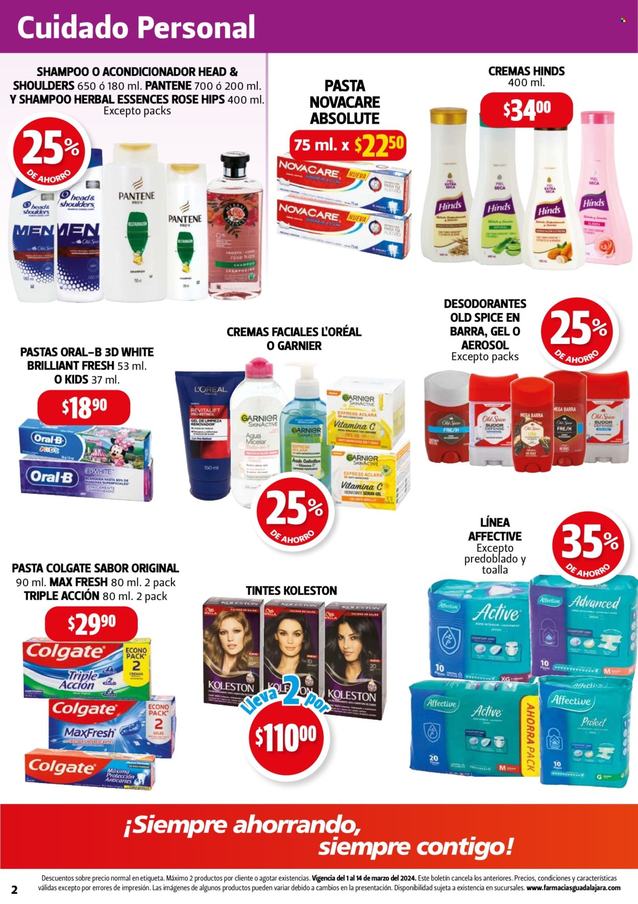 Catálogo Farmacias Guadalajara - 1.3.2024 - 14.3.2024. Página 2