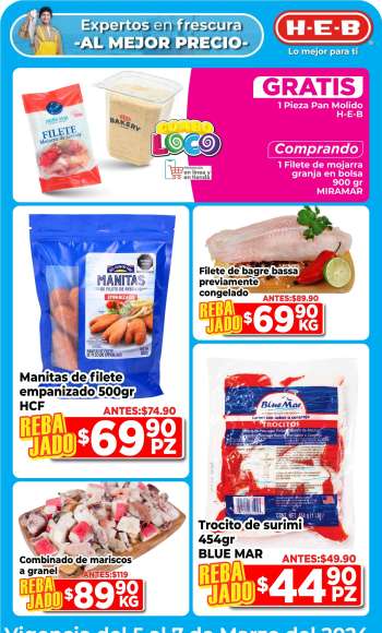Folleto actual H-E-B - 5.3.2024 - 7.3.2024.