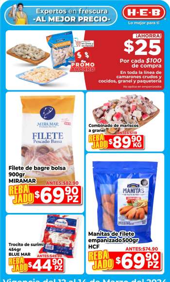 Folleto actual H-E-B - 12.3.2024 - 14.3.2024.