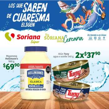 Folleto actual Soriana Súper - 14.3.2024 - 27.3.2024.