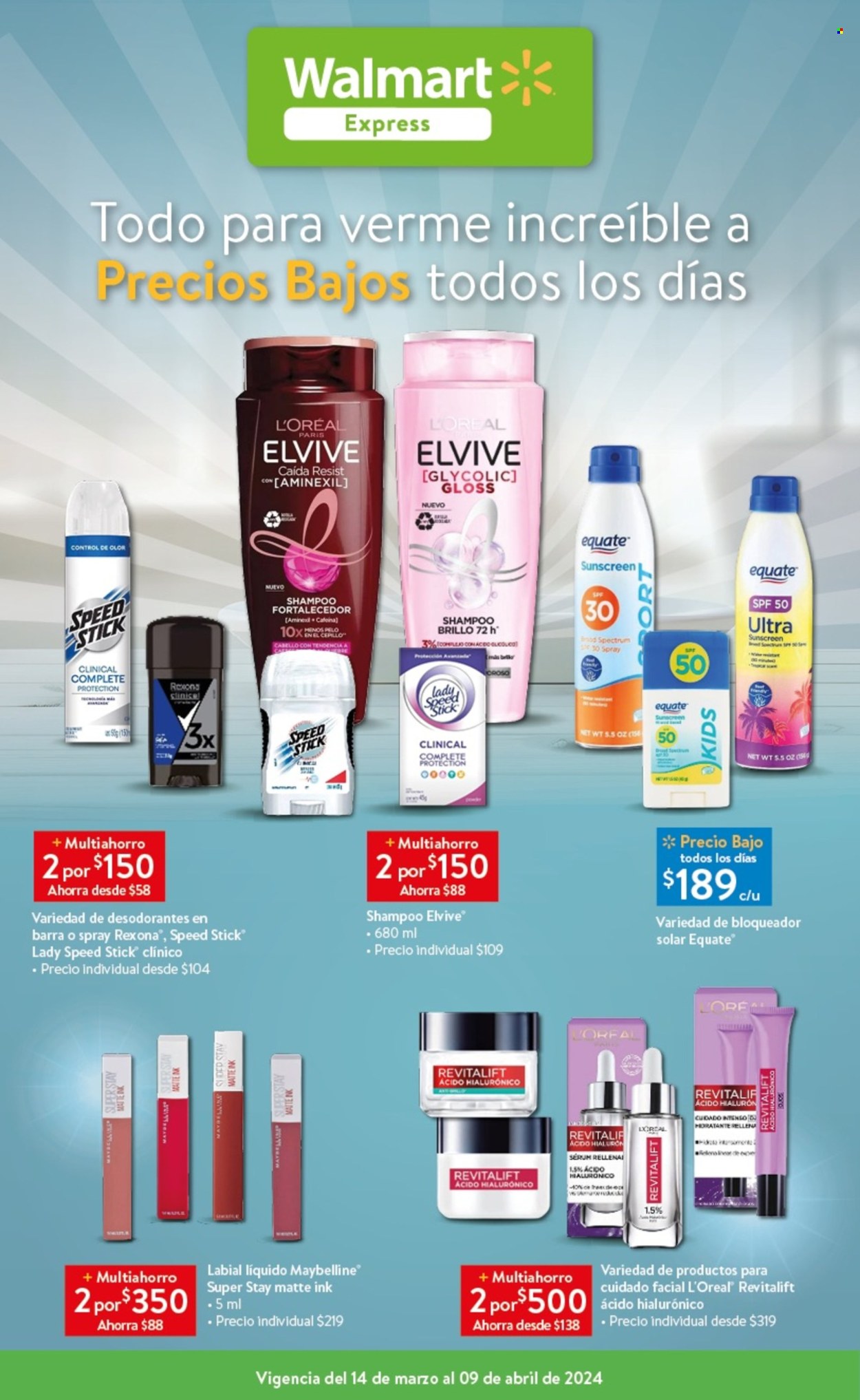 Catálogo Walmart Express - 14.3.2024 - 9.4.2024. Página 1