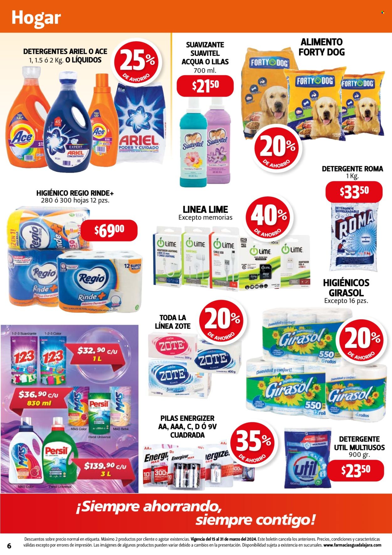 Catálogo Farmacias Guadalajara - 15.3.2024 - 31.3.2024. Página 6