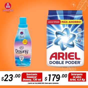 Folleto actual Tiendas 3B.