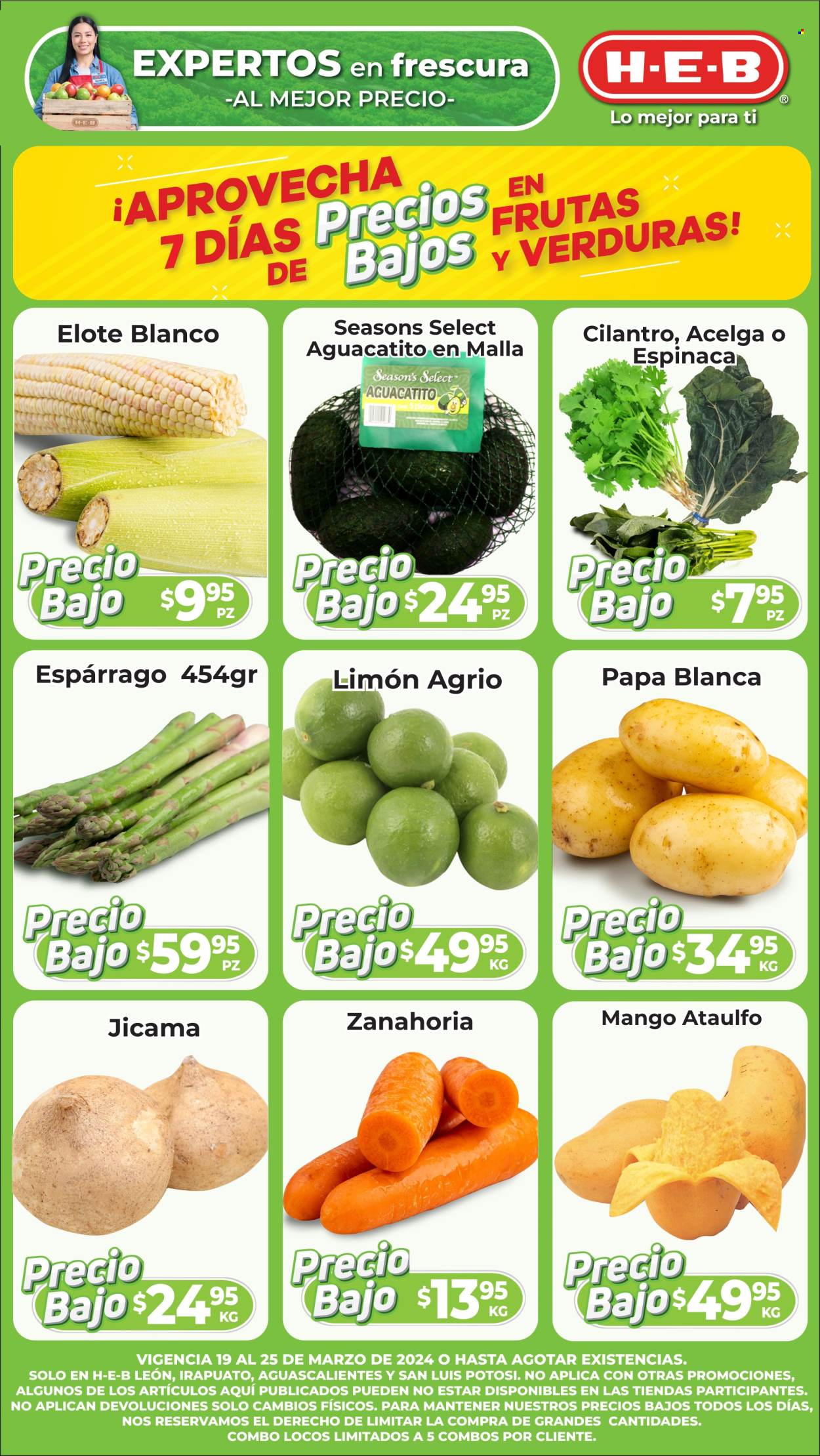 Catálogo H-E-B - 19.3.2024 - 25.3.2024. Página 1