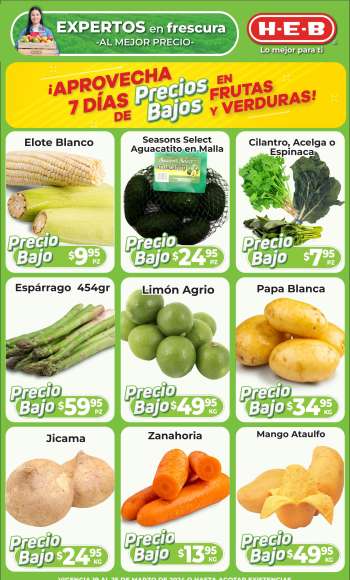 Folleto actual H-E-B - 19.3.2024 - 25.3.2024.
