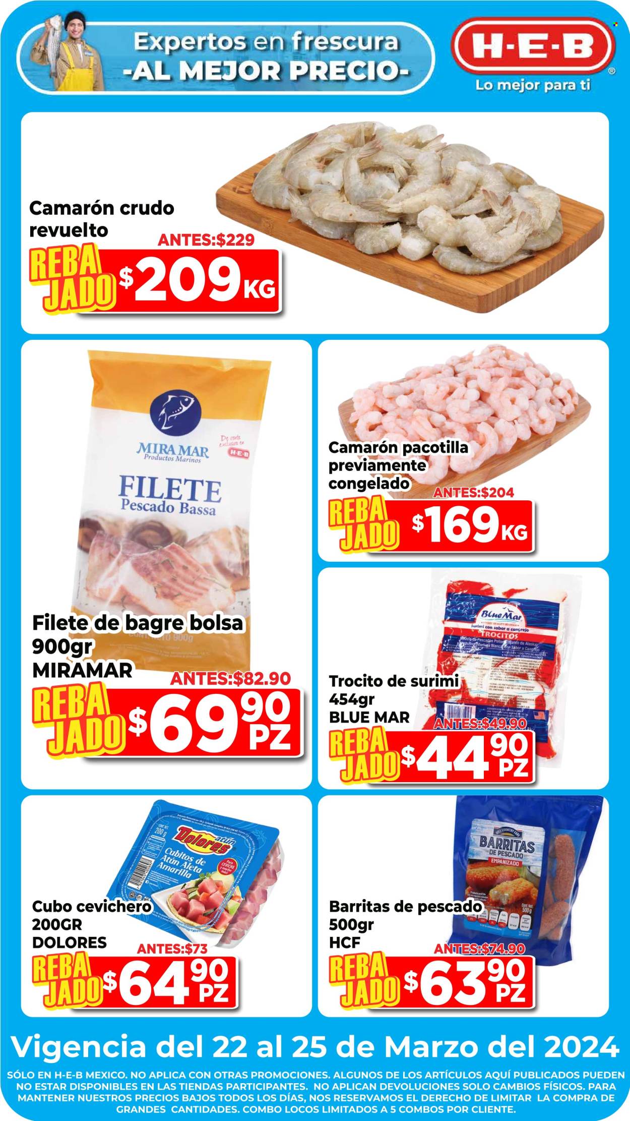 Catálogo H-E-B - 22.3.2024 - 25.3.2024. Página 1