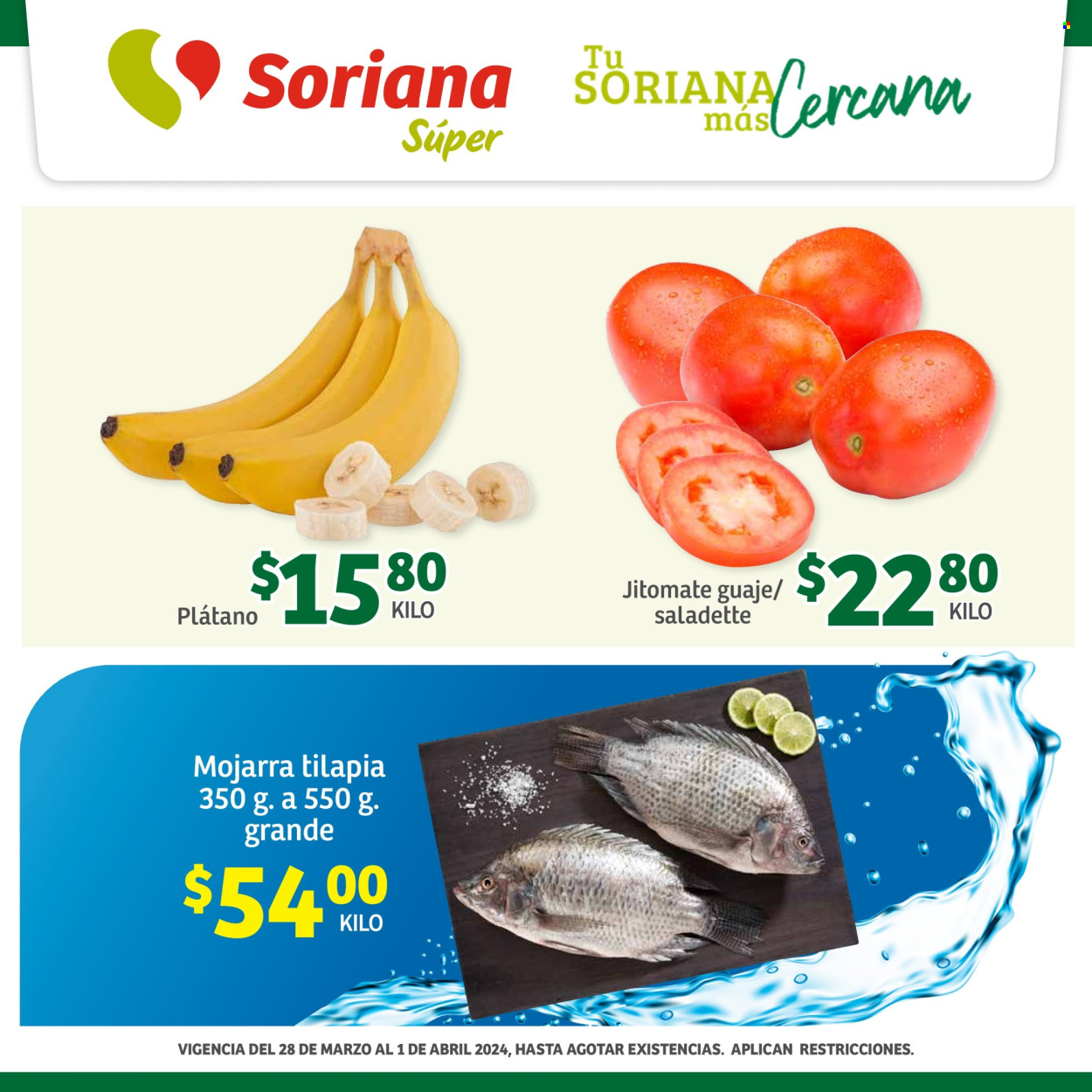 Catálogo Soriana Súper - 28.3.2024 - 1.4.2024. Página 1