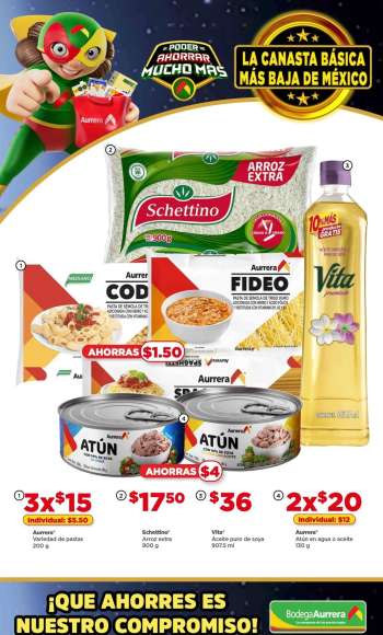Folleto actual Bodega Aurrerá - 1.4.2024 - 30.4.2024.
