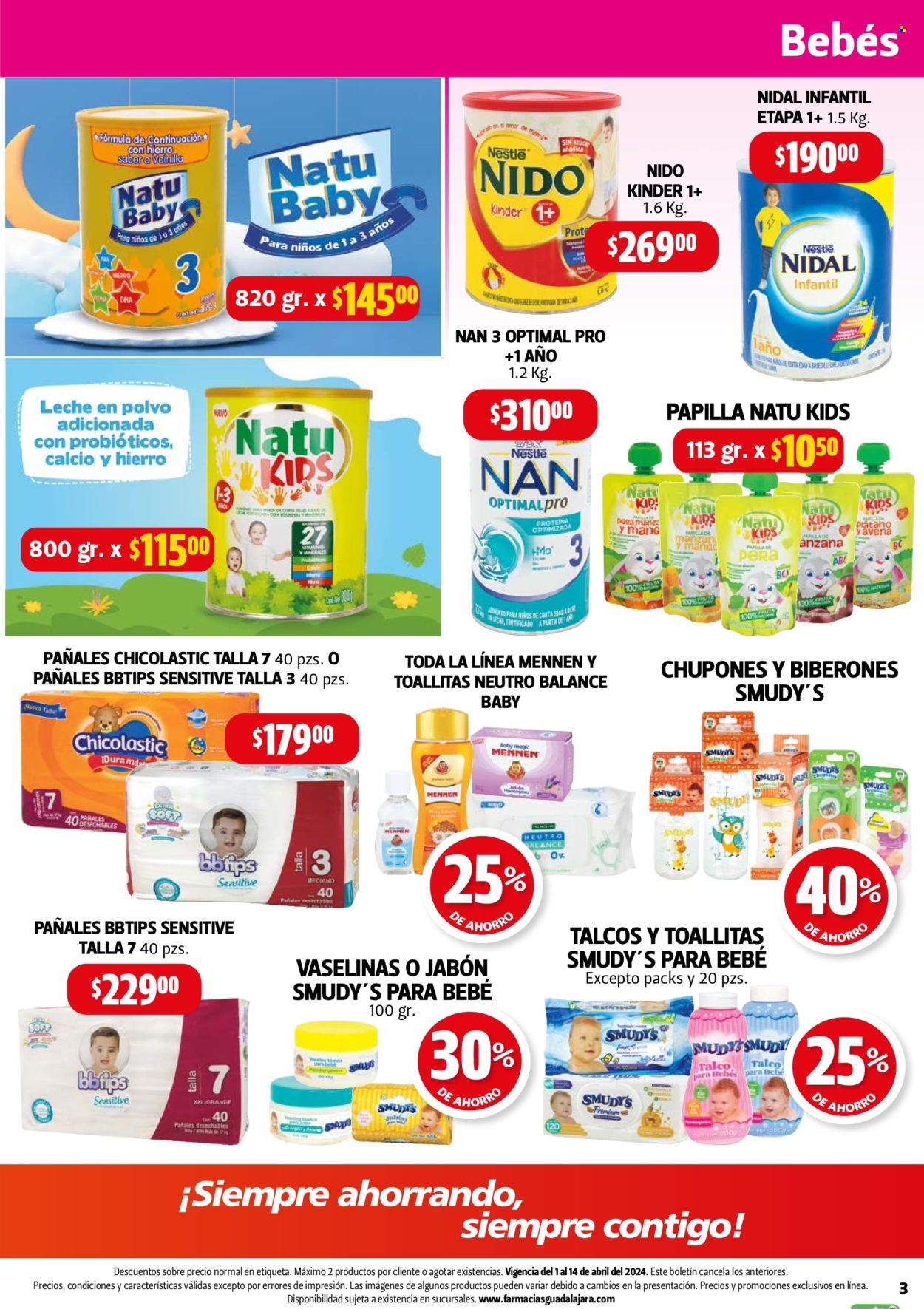 Catálogo Farmacias Guadalajara - 1.4.2024 - 14.4.2024. Página 3