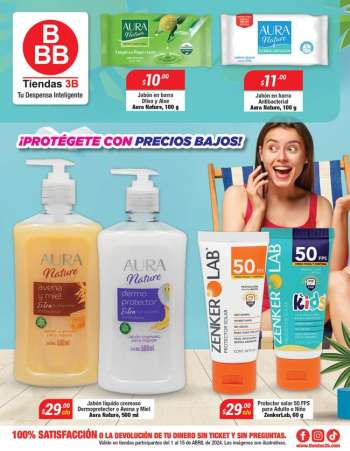 Folleto actual Tiendas 3B - 1.4.2024 - 15.4.2024.