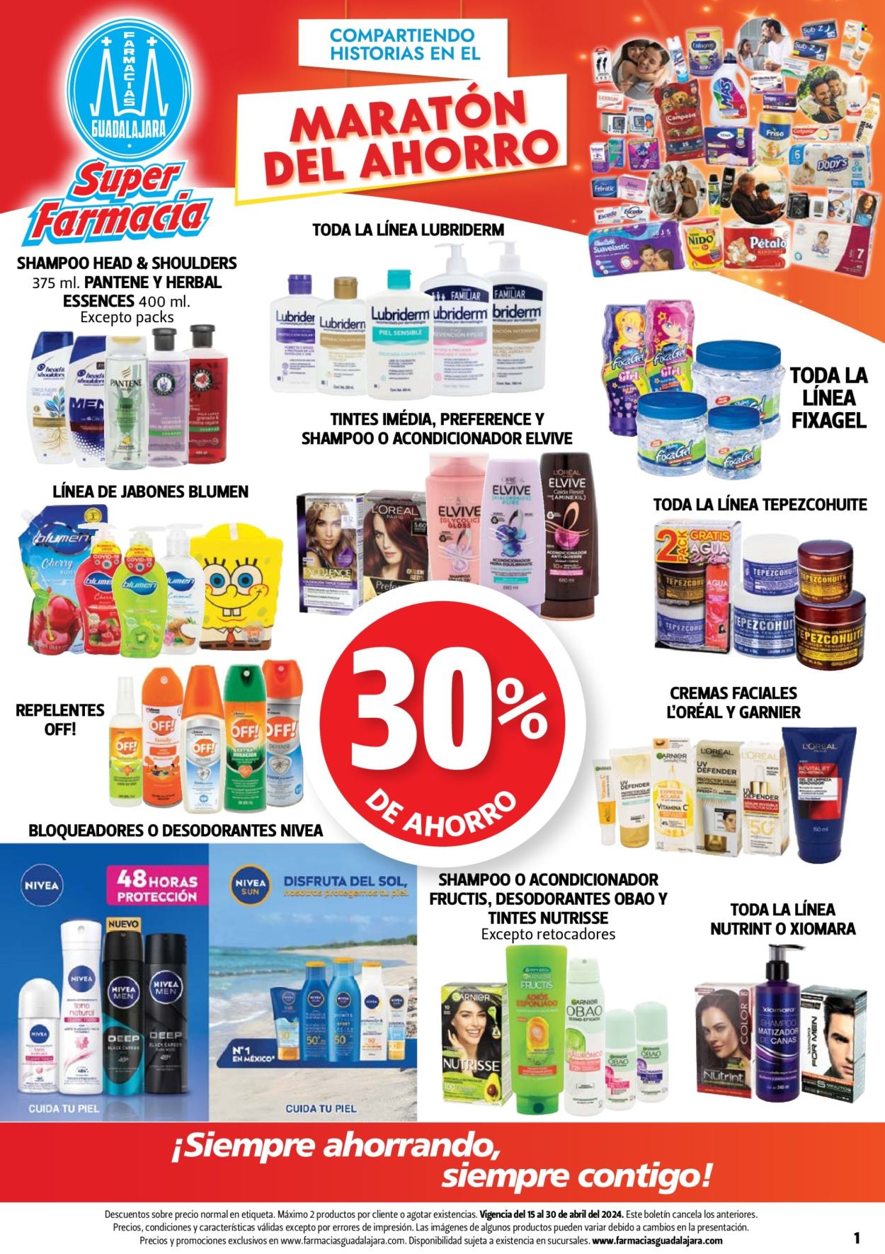 Catálogo Farmacias Guadalajara - 15.4.2024 - 30.4.2024. Página 1