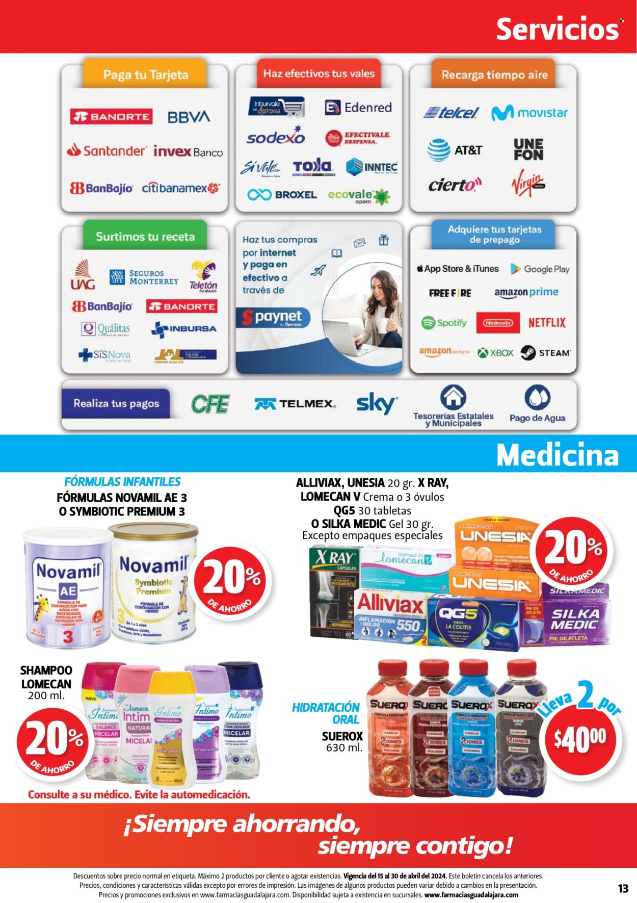 Catálogo Farmacias Guadalajara - 15.4.2024 - 30.4.2024. Página 13