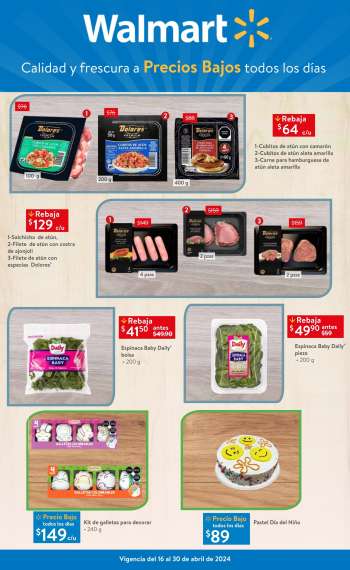 Folleto actual Walmart - 16.4.2024 - 30.4.2024.