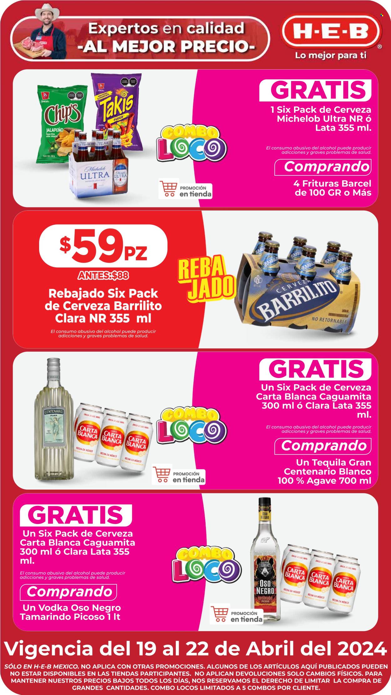 Catálogo H-E-B - 19.4.2024 - 22.4.2024. Página 1