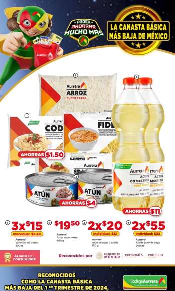 Folleto actual Bodega Aurrerá - 1.4.2024 - 30.4.2024.