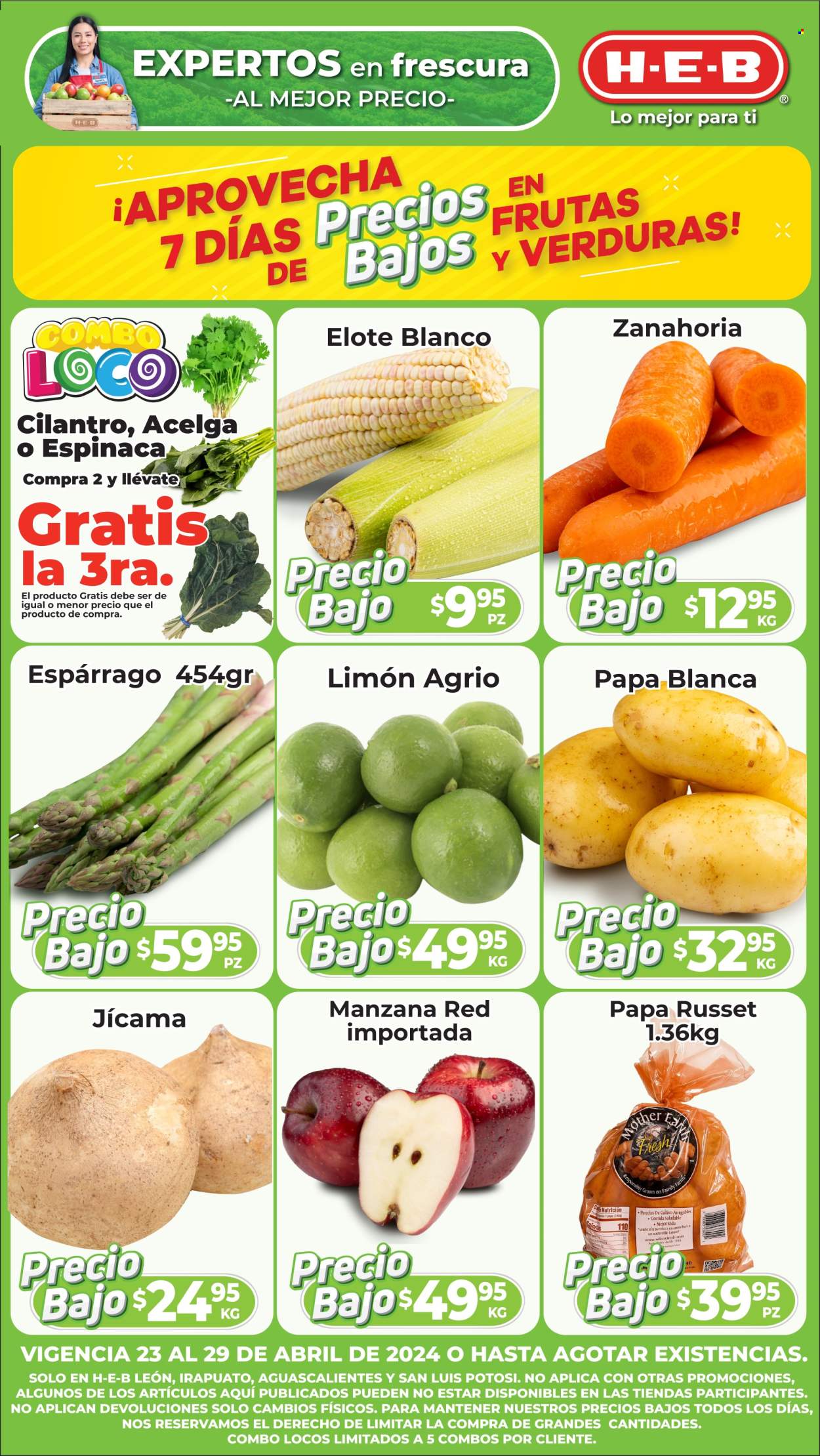 Catálogo H-E-B - 23.4.2024 - 29.4.2024. Página 1