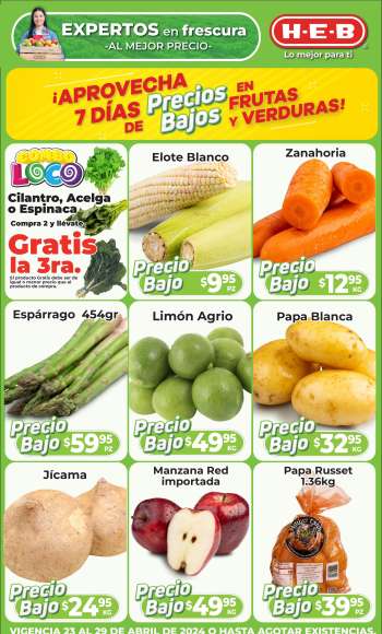 Folleto actual H-E-B - 23.4.2024 - 29.4.2024.