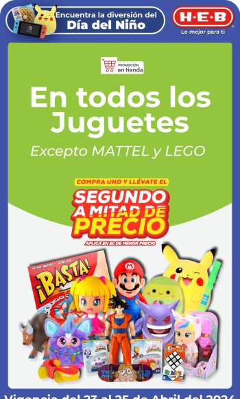 Folleto actual H-E-B - 23.4.2024 - 25.4.2024.