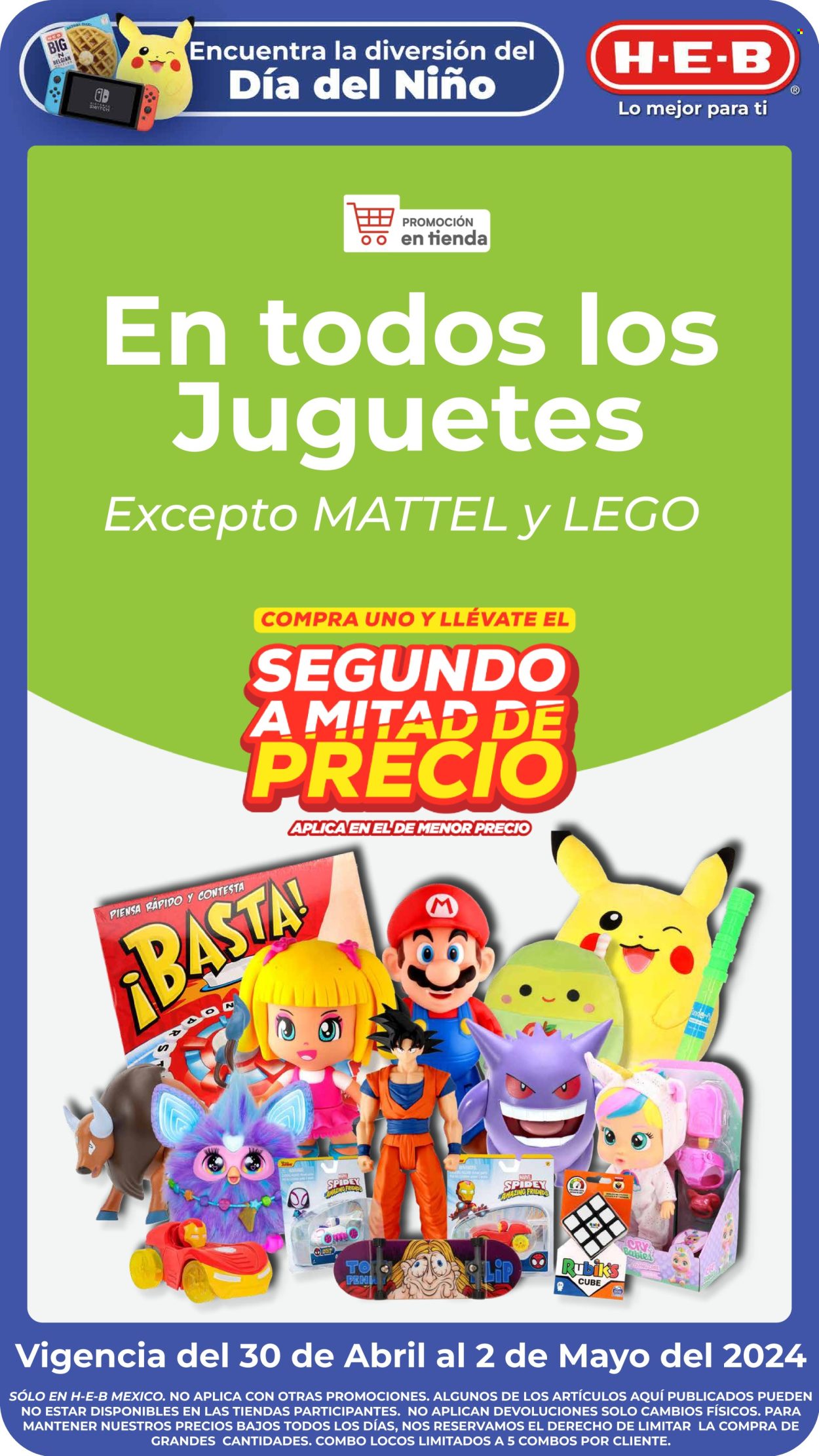 Catálogo H-E-B - 30.4.2024 - 2.5.2024. Página 1