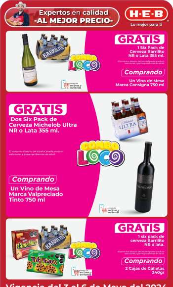 Folleto actual H-E-B - 3.5.2024 - 6.5.2024.