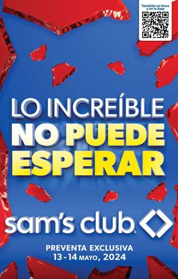 Folleto actual Sam's Club - 13.5.2024 - 14.5.2024.