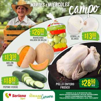 Folleto actual Soriana Súper - 14.5.2024 - 16.5.2024.