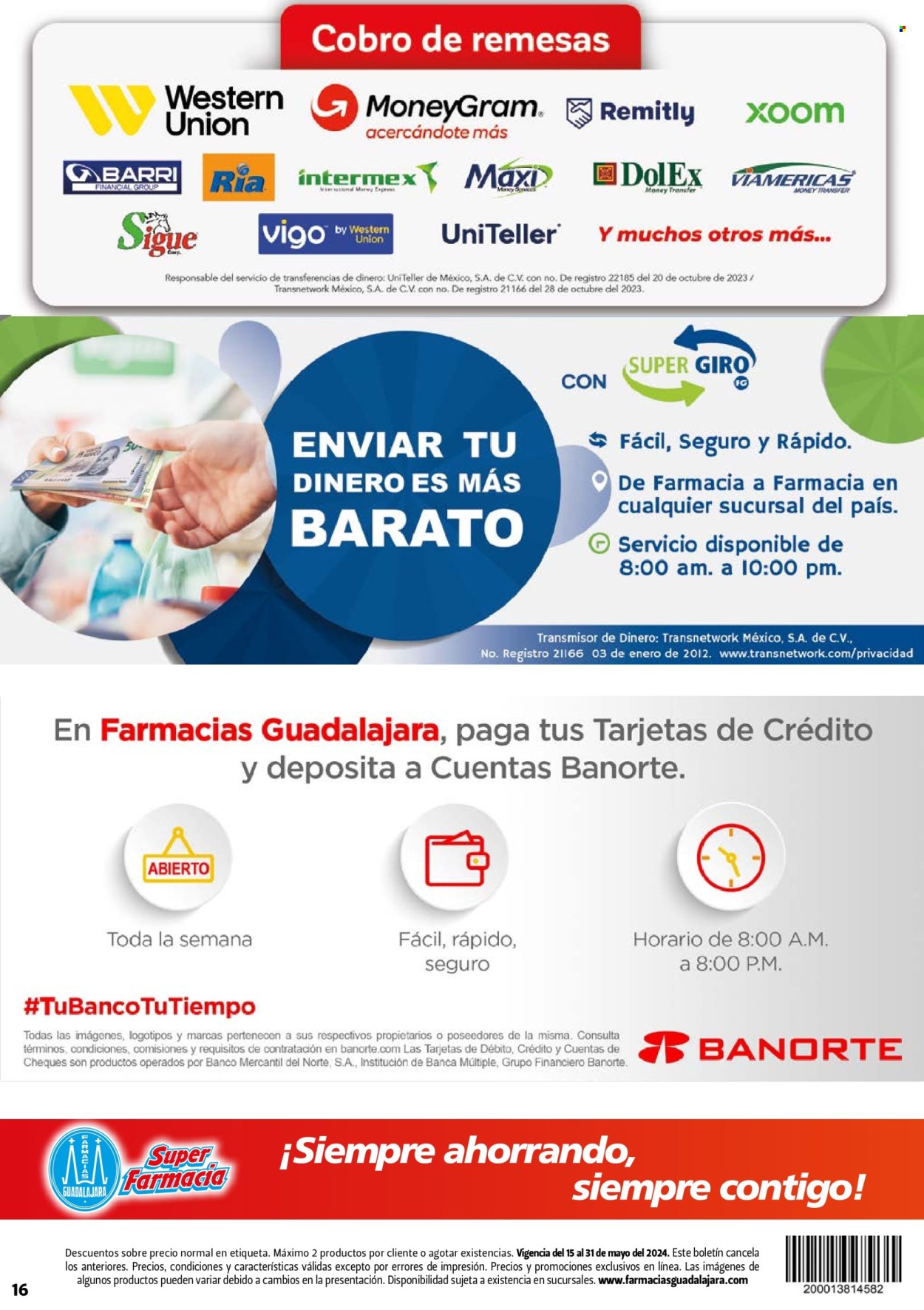 Catálogo Farmacias Guadalajara - 15.5.2024 - 31.5.2024. Página 16
