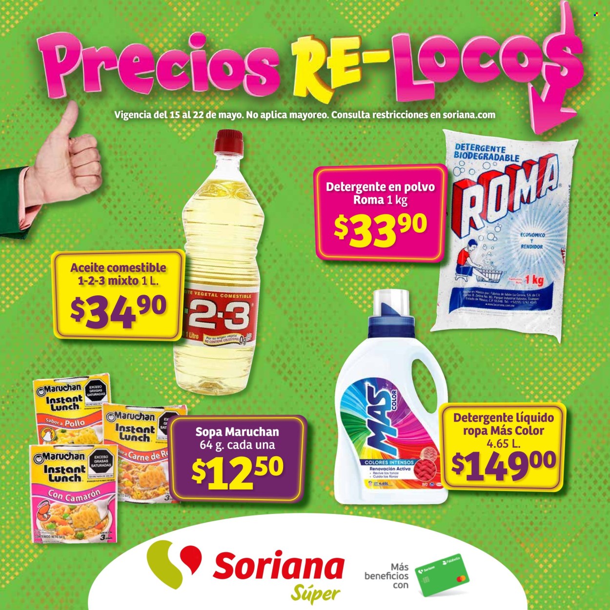 Catálogo Soriana Súper - 15.5.2024 - 22.5.2024. Página 1