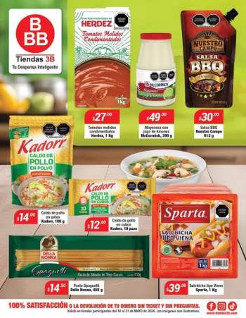 Folleto actual Tiendas 3B - 16.5.2024 - 31.5.2024.