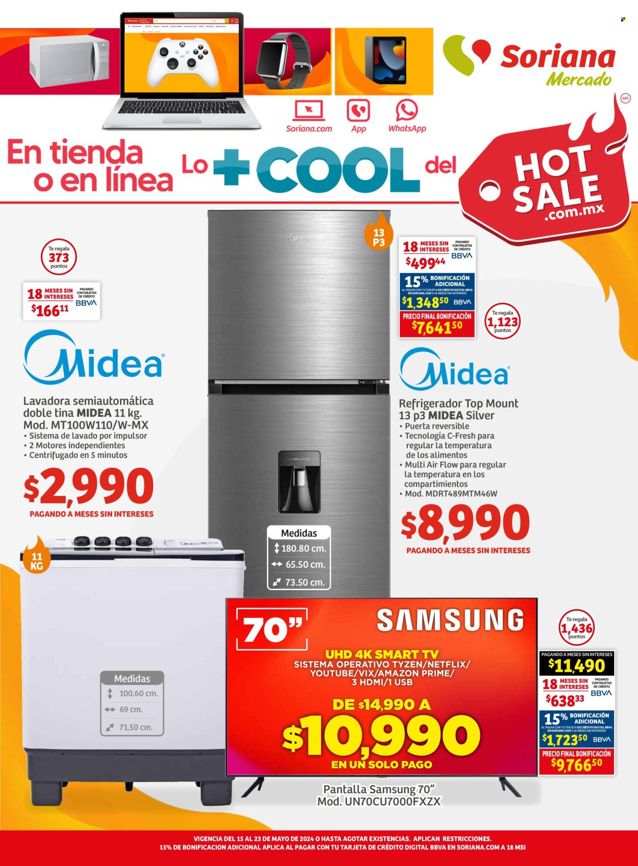 Catálogo Soriana Mercado - 15.5.2024 - 23.5.2024. Página 1