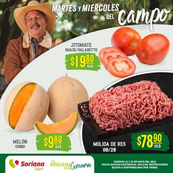 Folleto actual Soriana Súper - 21.5.2024 - 22.5.2024.