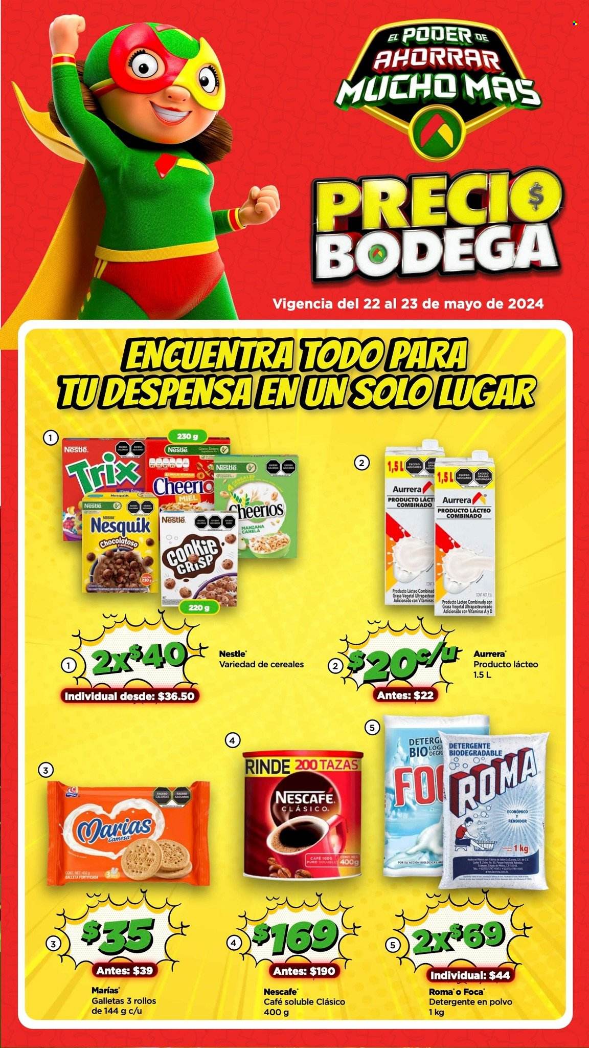 Catálogo Bodega Aurrerá - 22.5.2024 - 23.5.2024. Página 1