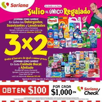 Folleto actual Soriana Híper - 23.5.2024 - 29.5.2024.