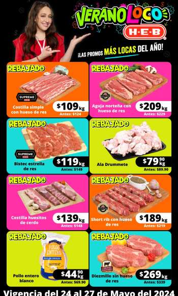 Folleto actual H-E-B - 24.5.2024 - 27.5.2024.