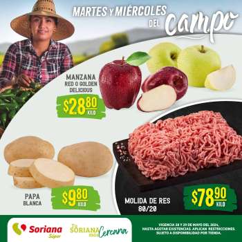 Folleto actual Soriana Súper - 28.5.2024 - 29.5.2024.