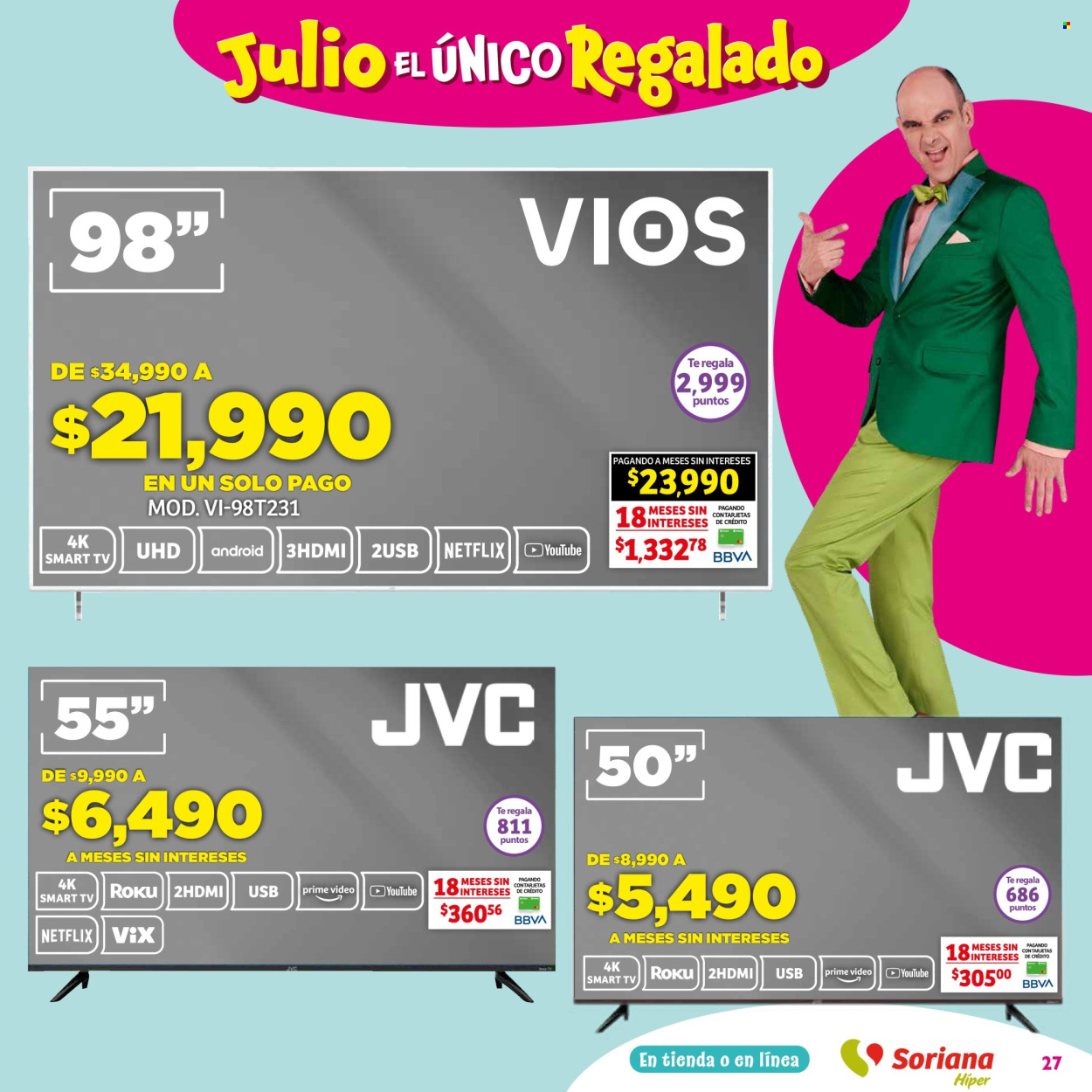Catálogo Soriana Híper - 30.5.2024 - 5.6.2024. Página 27