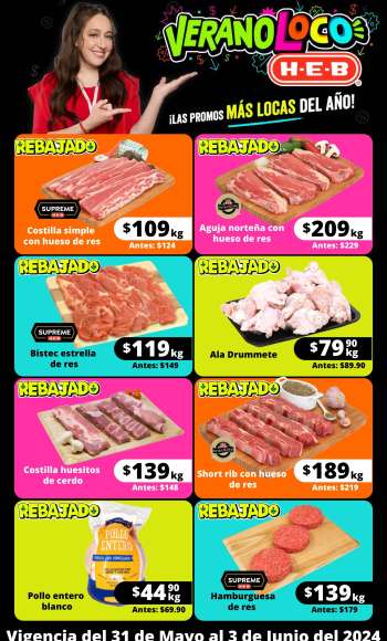 Folleto actual H-E-B - 31.5.2024 - 3.6.2024.