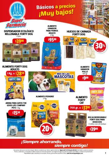 Folleto actual Farmacias Guadalajara - 1.6.2024 - 14.6.2024.