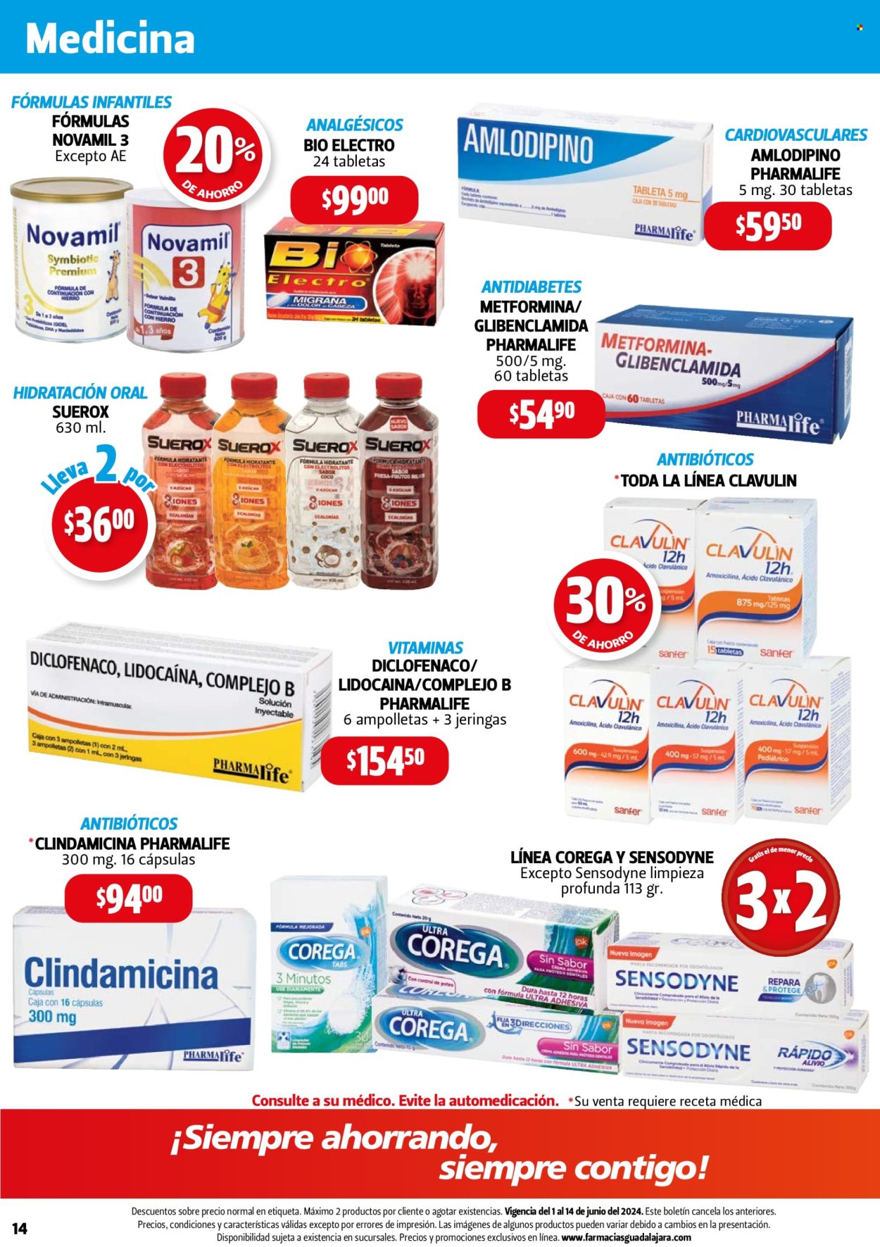 Catálogo Farmacias Guadalajara - 1.6.2024 - 14.6.2024. Página 14