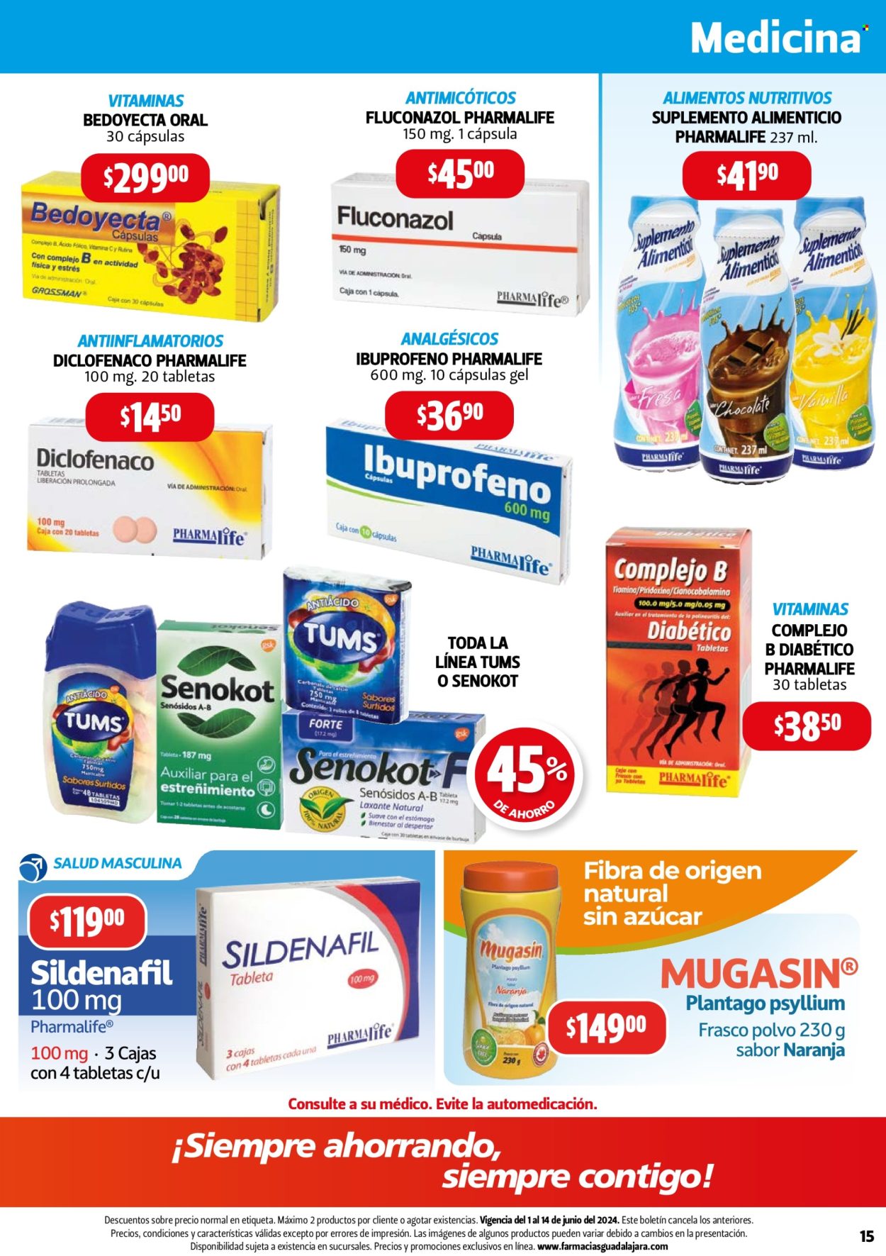 Catálogo Farmacias Guadalajara - 1.6.2024 - 14.6.2024. Página 15