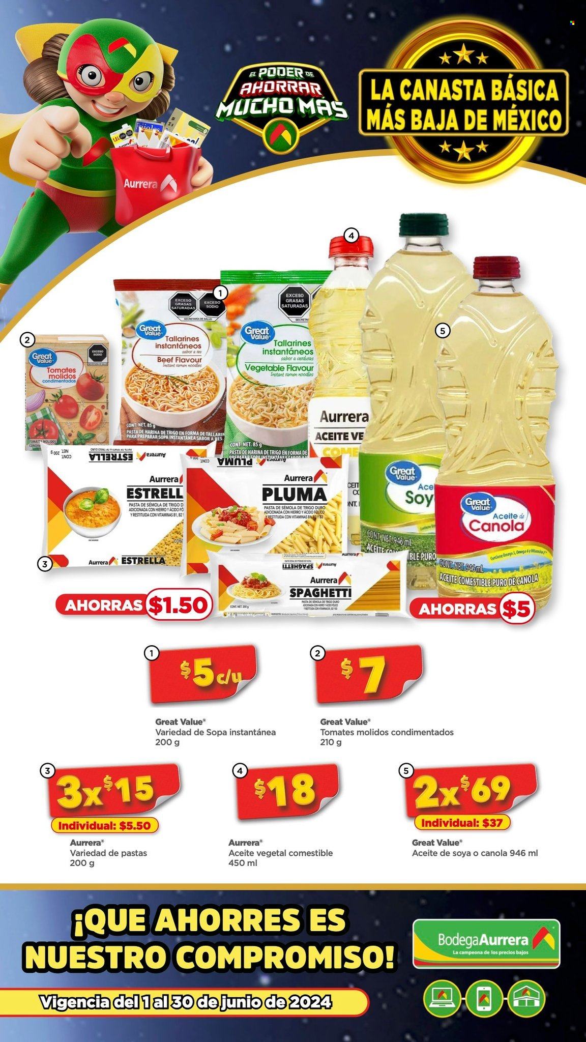 Catálogo Bodega Aurrerá - 1.6.2024 - 30.6.2024. Página 1