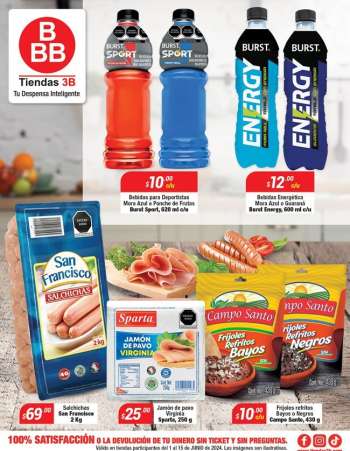 Folleto actual Tiendas 3B - 1.6.2024 - 15.6.2024.