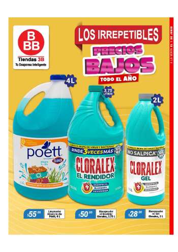 Folleto actual Tiendas 3B - 1.6.2024 - 30.6.2024.