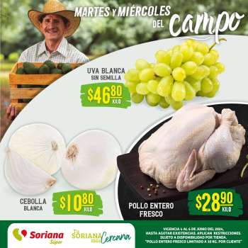 Folleto actual Soriana Súper - 4.6.2024 - 6.6.2024.