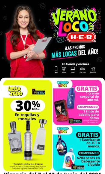 Folleto actual H-E-B - 7.6.2024 - 13.6.2024.