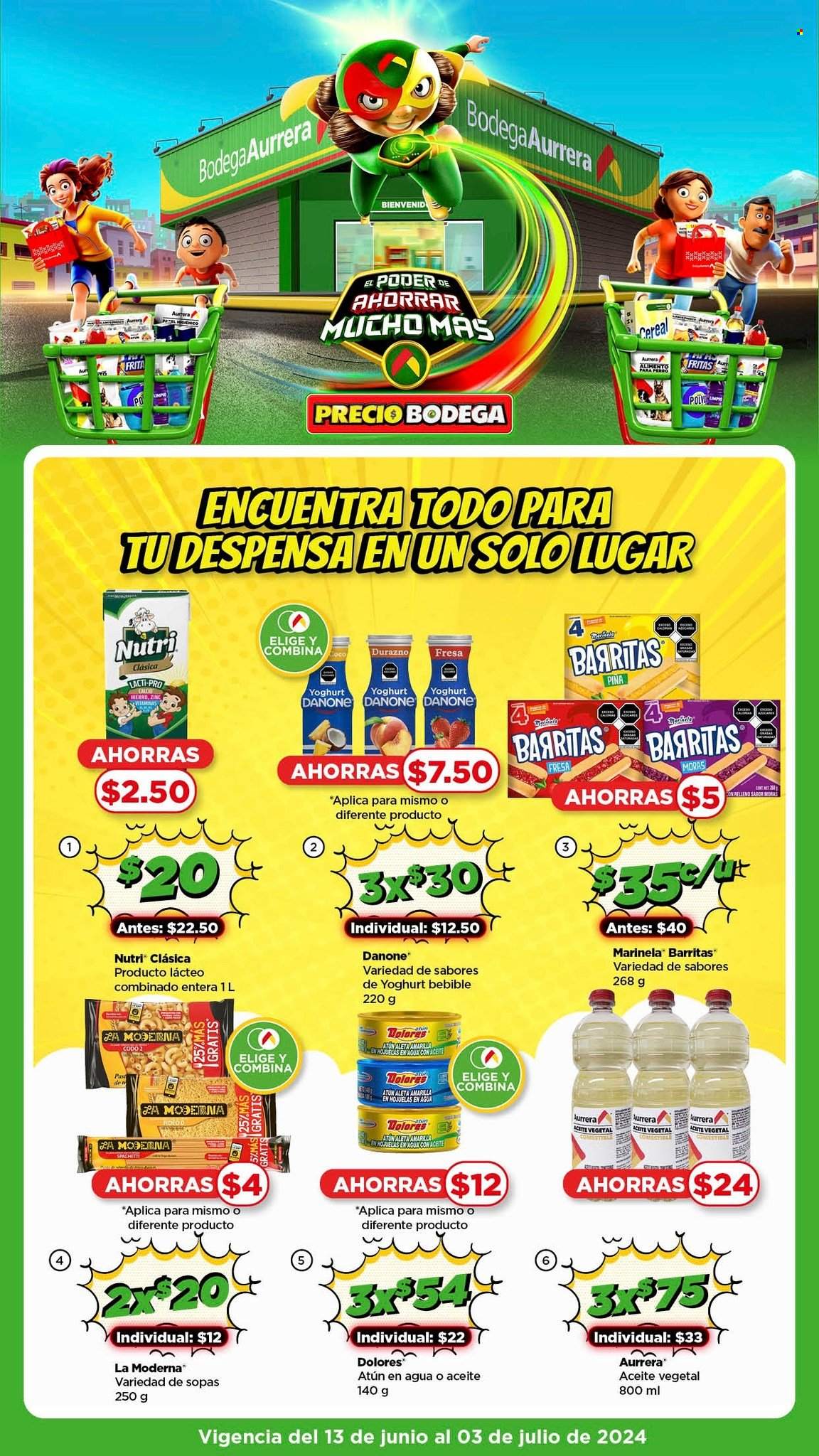 Catálogo Bodega Aurrerá - 13.6.2024 - 3.7.2024. Página 1