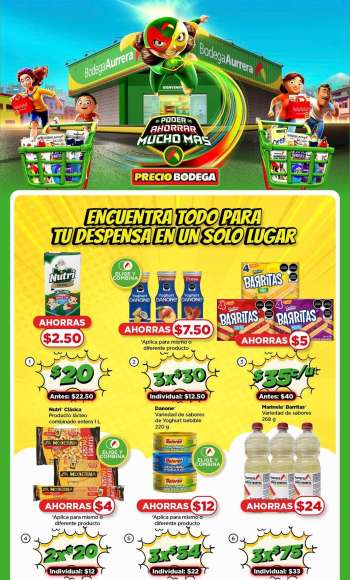 Folleto actual Bodega Aurrerá - 13.6.2024 - 3.7.2024.