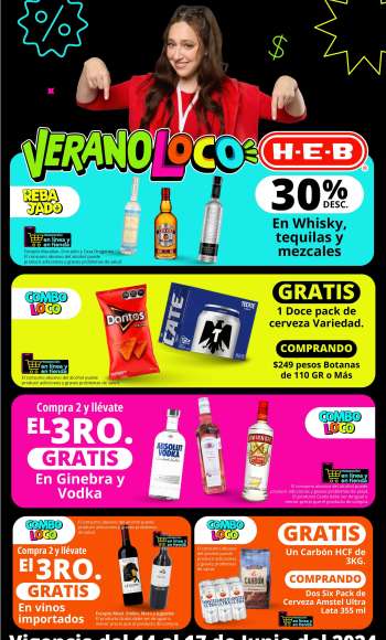 Folleto actual H-E-B - 14.6.2024 - 17.6.2024.