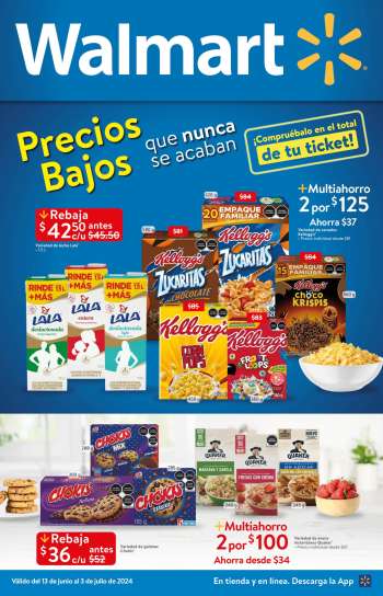 Folleto actual Walmart - 13.6.2024 - 3.7.2024.